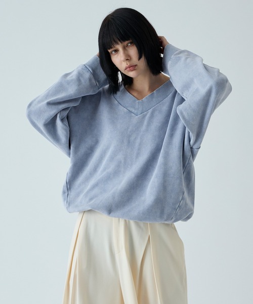 1990s STONE  Vネックスウェット VELNUS トレーナー スウェット 「VELNUS」Vintage Make Heavyweight V