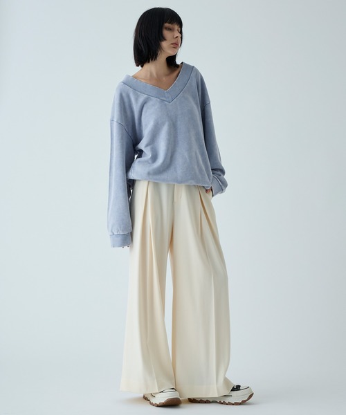 1990s STONE  Vネックスウェット VELNUS トレーナー スウェット 「VELNUS」Vintage Make Heavyweight V