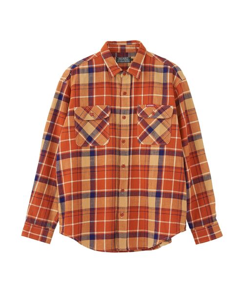 HYSTERIC GLAMOUR 「HYSTERIC GLAMOUR」 長袖ネルシャツ MEDIUM 