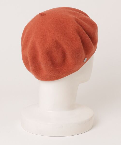 「LAULHERE」 ベレー帽 FREE オレンジ レディース_画像2
