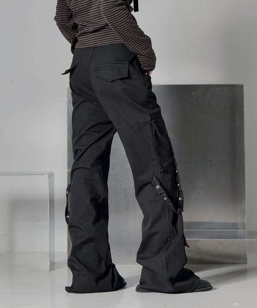 FOLLOWIN（フォロウィン） カーゴパンツ y2kビンテージユニークベルト