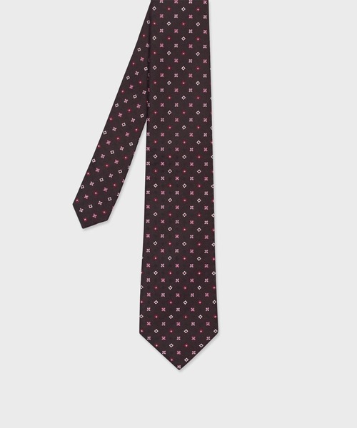 Paul Smith ネクタイ エレガントフラワーモチーフ ネクタイ