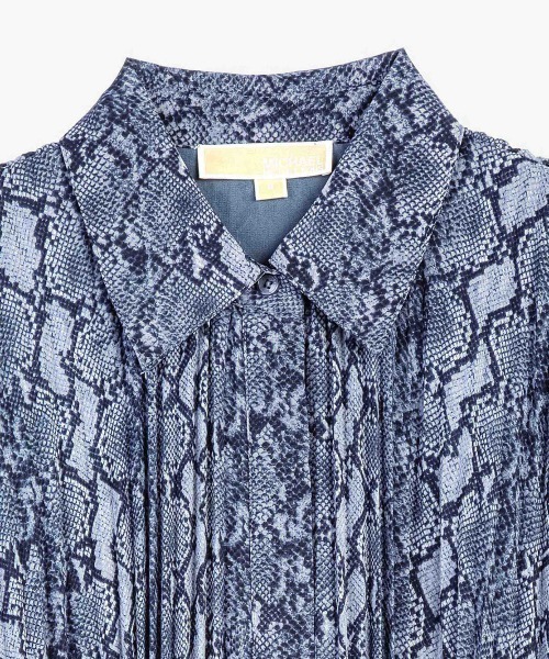 KAREN MILLEN■ジョーゼット ボーダープリント シャツワンピース ◇KAREN MILLEN◇ フローラルジョーゼットマキシシャツドレス