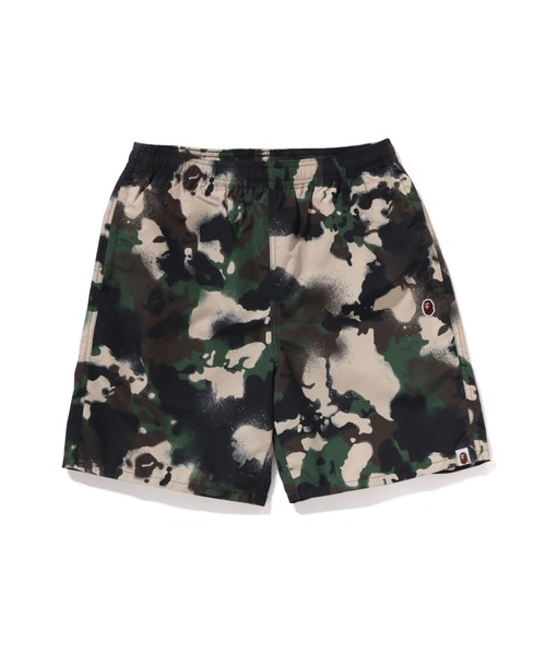 a bathing ape スイムショーツ　カモ柄 A BATHING APE パンツ MAP CAMO REGULAR FIT BEACH SHORTS