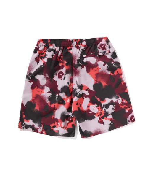 A BATHING APE パンツ MAP CAMO REGULAR FIT BEACH SHORTS