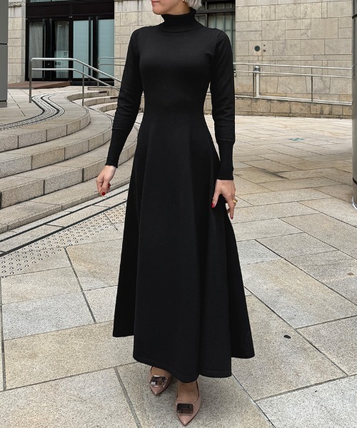 JENNE」 ニットワンピース LARGE ブルー レディース : ZOZOTOWN Yahoo