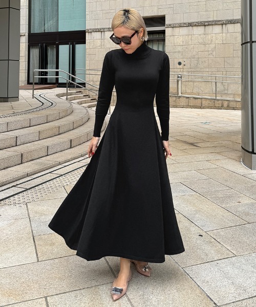 JENNE」 ニットワンピース LARGE ブルー レディース : ZOZOTOWN Yahoo