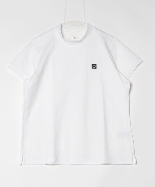 ブラウス シャツ ティゴラ TIGORA T.超長綿コットン半袖モックシャツ 日本製生地 レディース TIGORA ブラウス シャツ ティゴラ T.超長綿コットン半袖モック