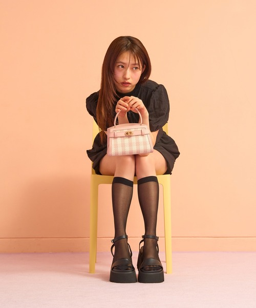 追跡有★Charles＆Keith Aubrielle 2WAY ハンドルバッグ CHARLES ＆ KEITH ハンドバッグ Aubrielle オブリエル