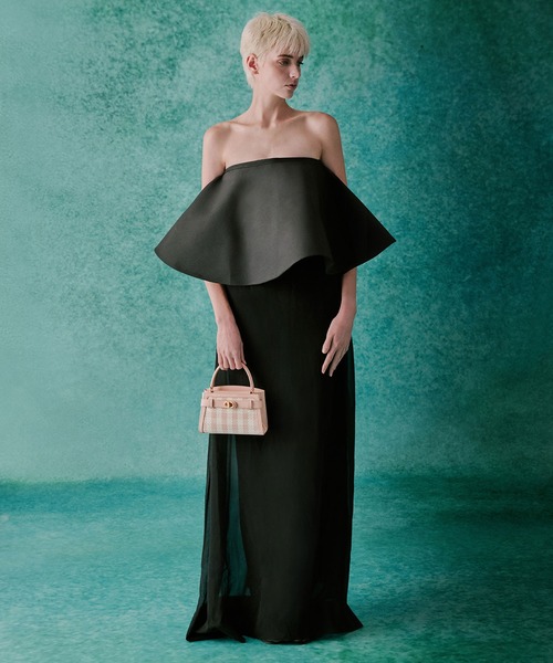 CHARLES & KEITH◆Aubrielle チェッカートップハンドルバッグ CHARLES ＆ KEITH ハンドバッグ Aubrielle オブリエル