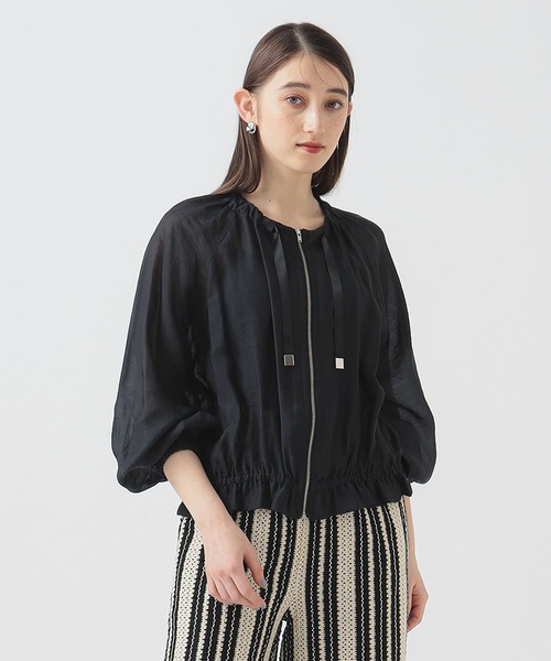 B：MING by BEAMS ブルゾン アウター シアー ブルゾン（S〜M