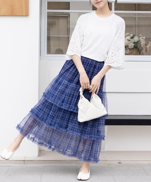 スカート 2typeチュールロングスカート : ZOZOTOWN Yahoo!店