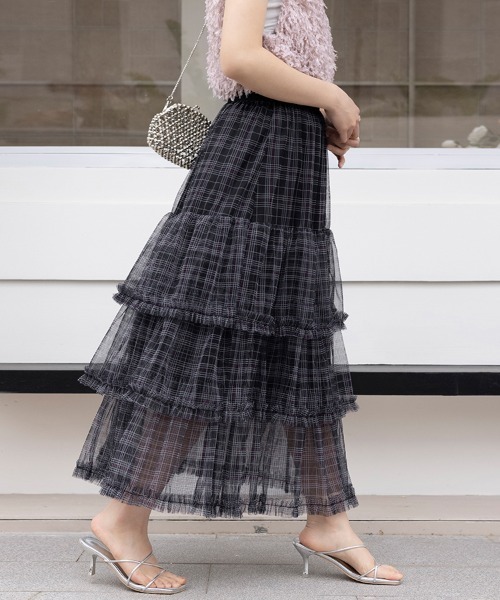 lig. チュール スカート スカート 2typeチュールロングスカート : ZOZOTOWN Yahoo!店