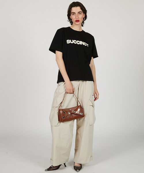 カーゴパンツ タフタカーゴパンツ / Taffeta Cargo Pants レディースの画像
