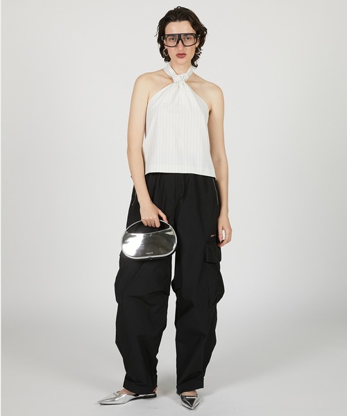 カーゴパンツ タフタカーゴパンツ / Taffeta Cargo Pants レディースの画像