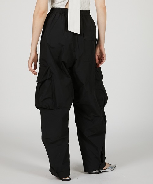 カーゴパンツ タフタカーゴパンツ / Taffeta Cargo Pants レディースの画像