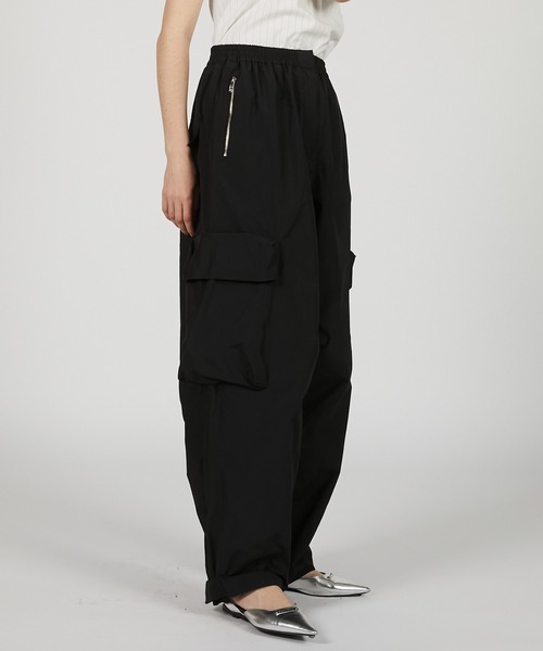 カーゴパンツ タフタカーゴパンツ / Taffeta Cargo Pants レディースの画像