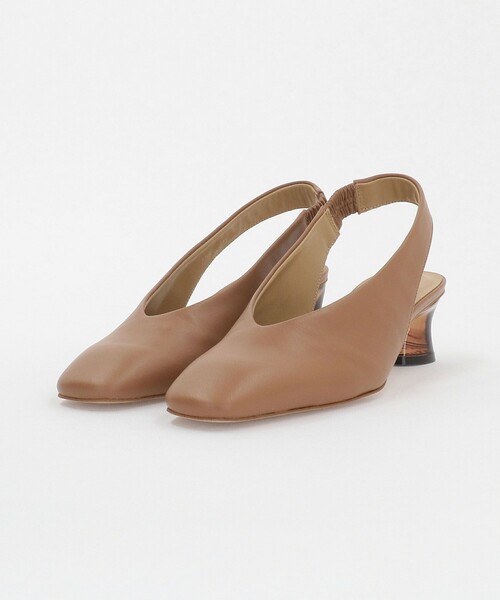 ODETTE E ODILE パンプス トランスルーセントヒールバックベルト
