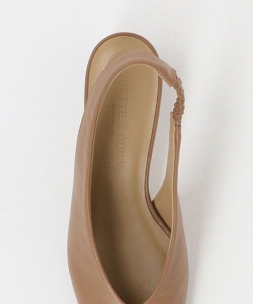 ODETTE E ODILE パンプス トランスルーセントヒールバックベルト