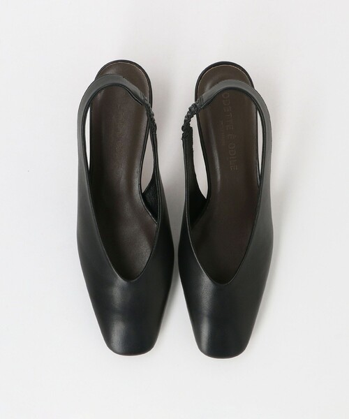 ODETTE E ODILE パンプス トランスルーセントヒールバックベルト