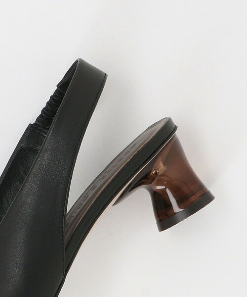 ODETTE E ODILE パンプス トランスルーセントヒールバックベルト