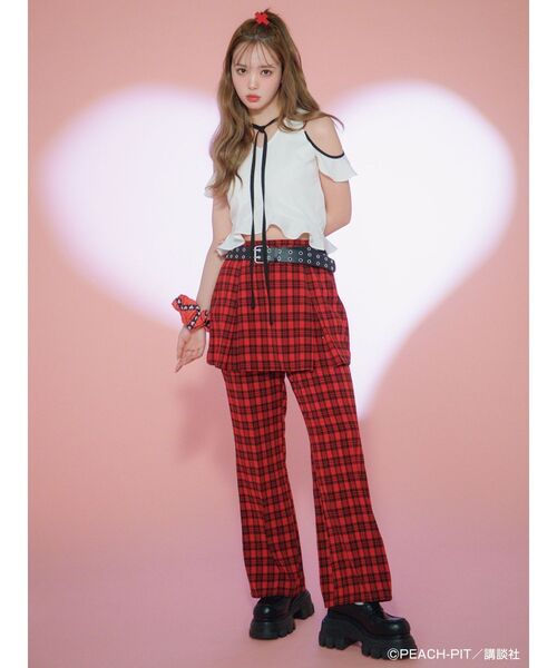 tシャツ 「しゅごキャラ！コラボ」制服とアミュレットハートSET レディース