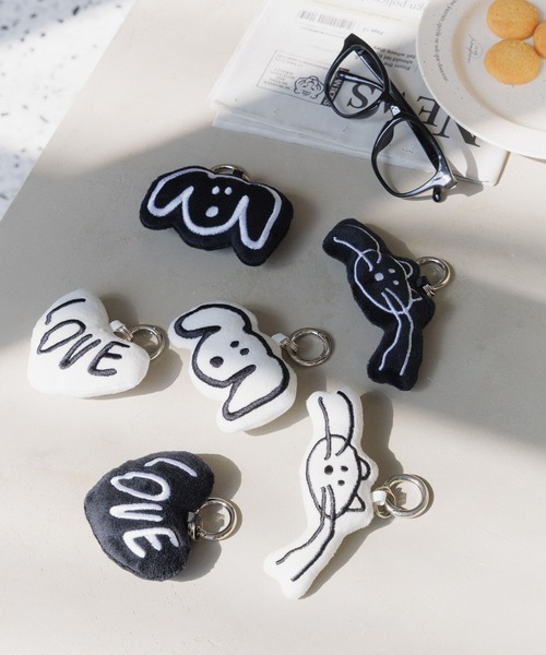 ALAND キーホルダー ALAND×INAPSQUARE／フカフカキーホルダー