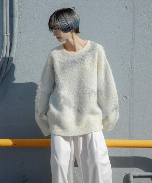 「KBF」 長袖ニット ONE ブルー系その他 レディース_画像2