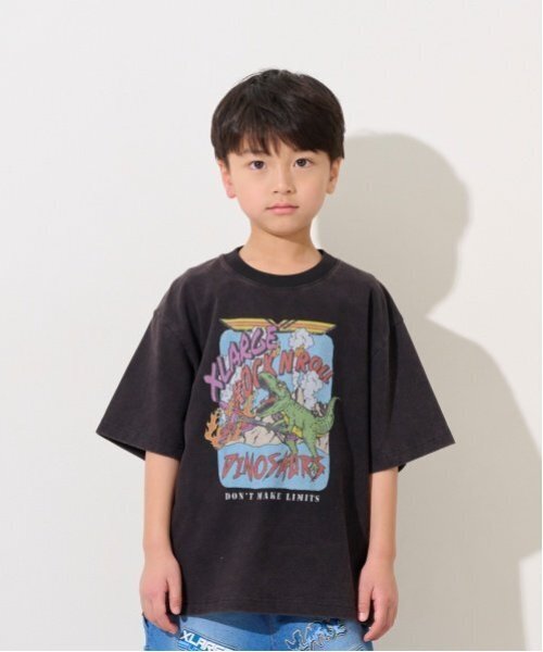 XLARGE KIDS（エクストララージ キッズ） tシャツ 恐竜ロック半袖T