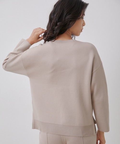 「NERGY」 長袖ニット FREE イエロー レディース_画像5