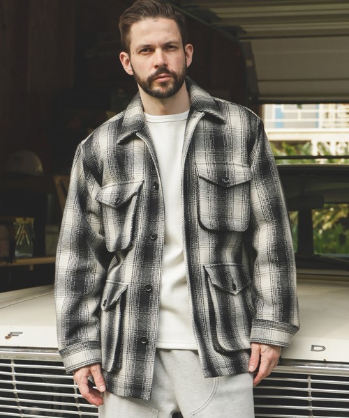 pコート ピーコート SKOOKUM COLLABORATION / MACKINAW JACKET メンズ レディースの画像