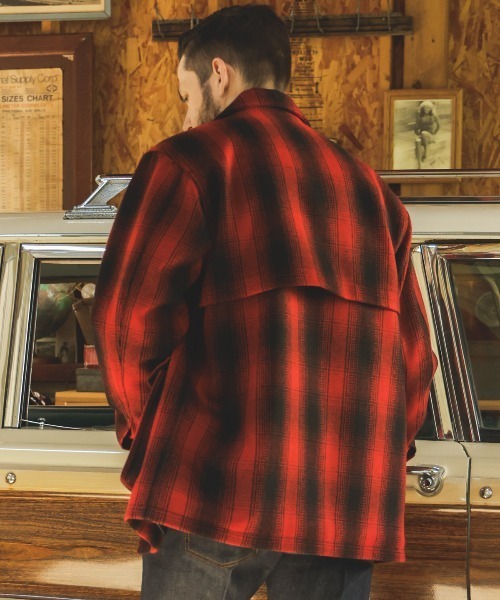 pコート ピーコート SKOOKUM COLLABORATION / MACKINAW JACKET メンズ レディースの画像
