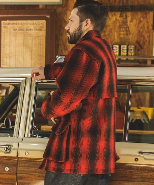 pコート ピーコート SKOOKUM COLLABORATION / MACKINAW JACKET メンズ レディースの画像