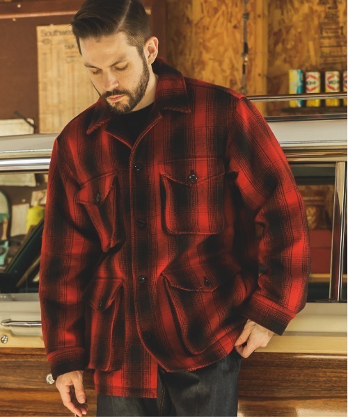pコート ピーコート SKOOKUM COLLABORATION / MACKINAW JACKET メンズ レディースの画像