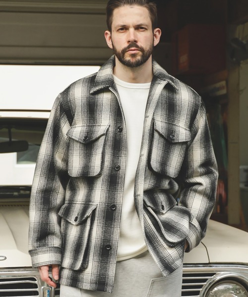 pコート ピーコート SKOOKUM COLLABORATION / MACKINAW JACKET メンズ レディースの画像