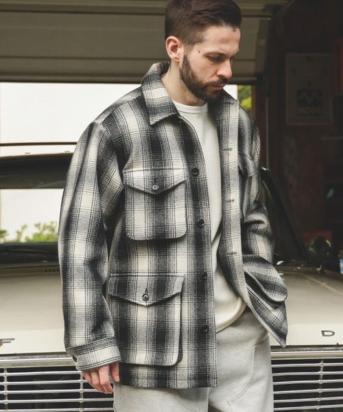 pコート ピーコート SKOOKUM COLLABORATION / MACKINAW JACKET メンズ レディースの画像