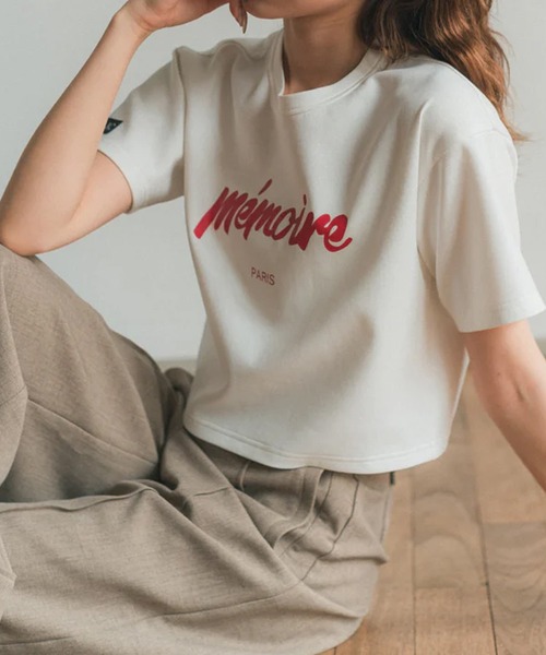 tシャツ memoire ロゴミニT レディース RANCLIC tシャツ memoire ロゴミニT レディース : ZOZOTOWN