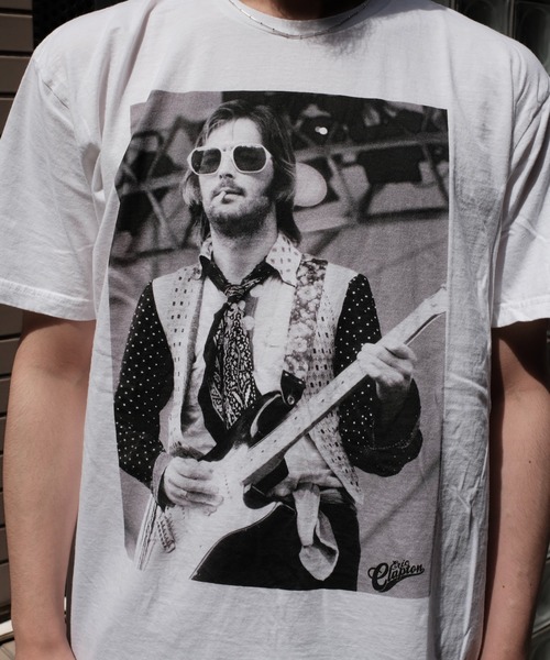 ERIC CLAPTON エリッククラプトン　フォトTシャツ　Lサイズ ERIC CLAPTON エリッククラプトン フォトTシャツ Lサイズ - メルカリ