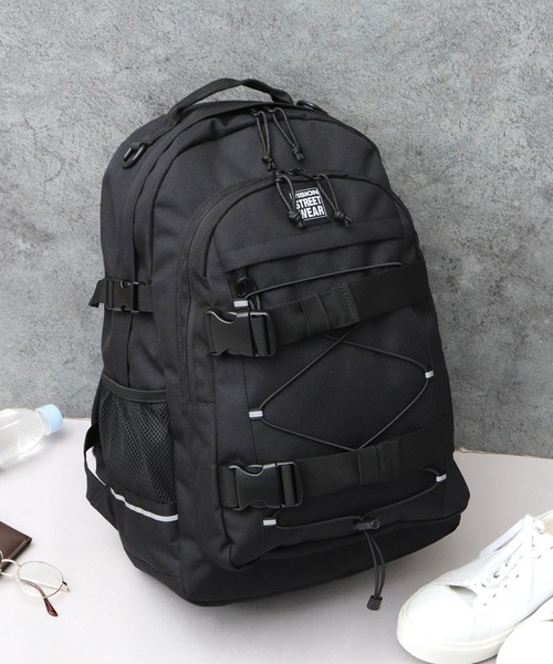 VISION STREET WEAR デイバック リュック 大容量 バンジーコード