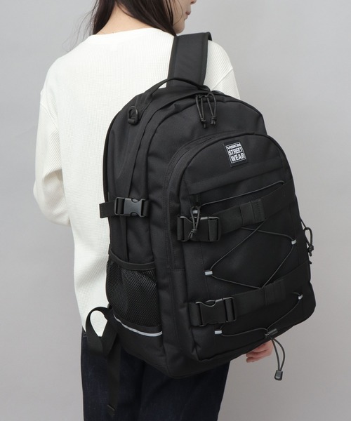 VISION STREET WEAR デイバック リュック 大容量 バンジーコード