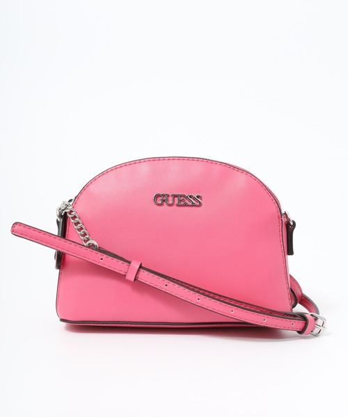 GUESS ショルダーバッグ ピンク ロゴ入り GUESS（ゲス） ショルダーバッグ バッグ GUESS MCCLAIN MINI DOME