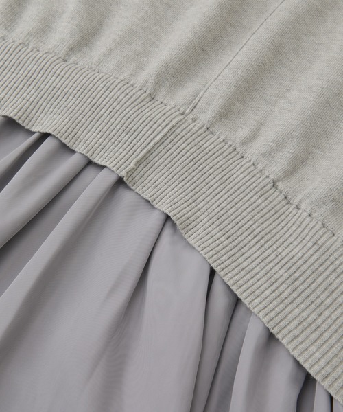 「un dix cors」 ドッキングワンピース FREE ブラック レディース_画像3