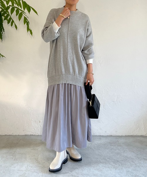 「un dix cors」 ドッキングワンピース FREE ブラック レディース_画像8