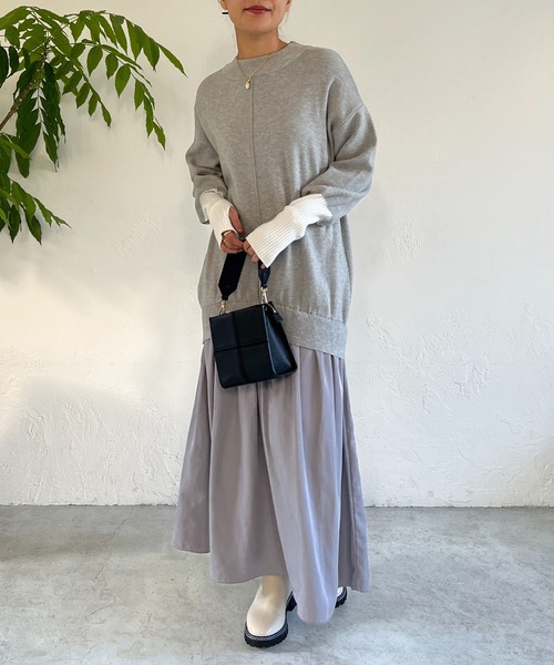 「un dix cors」 ドッキングワンピース FREE ブラック レディース_画像9