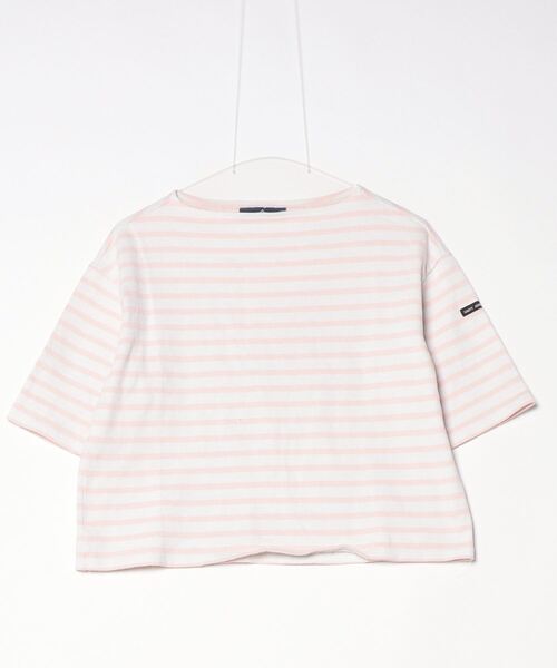 SAINT JAMES - SAINT JAMESピンクボーダートップス saint james OUESSANT BORDER セントジェームス ウェッソン