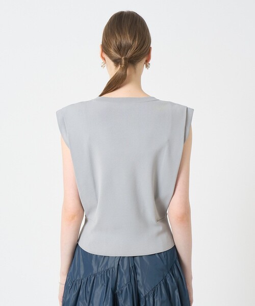 ANAYI ニット セーター タックショルダー プルオーバー レディース