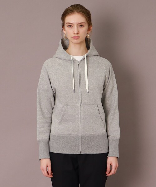 「DRESSTERIOR」 ジップアップパーカー 36 グレー レディース