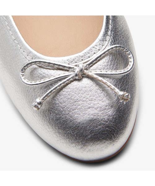 「Clarks」 フラットパンプス UK4 シルバー レディース_画像5
