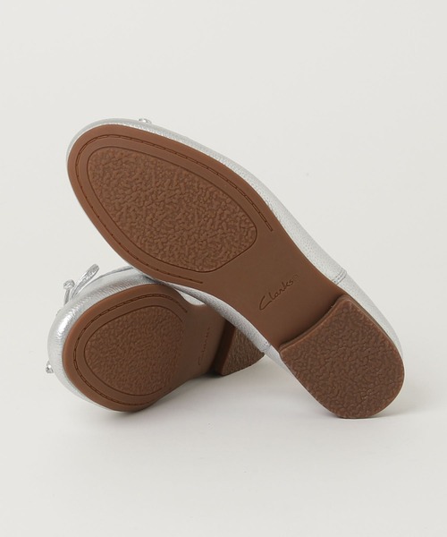 「Clarks」 フラットパンプス UK4 シルバー レディース_画像8