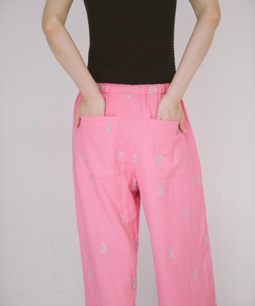 シアタープロダクツ パンツ THEATRE PRODUCTS パンツ ベロアパンツ レディース : ZOZOTOWN